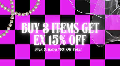 Buy 3 Items Get Ex 15% Off